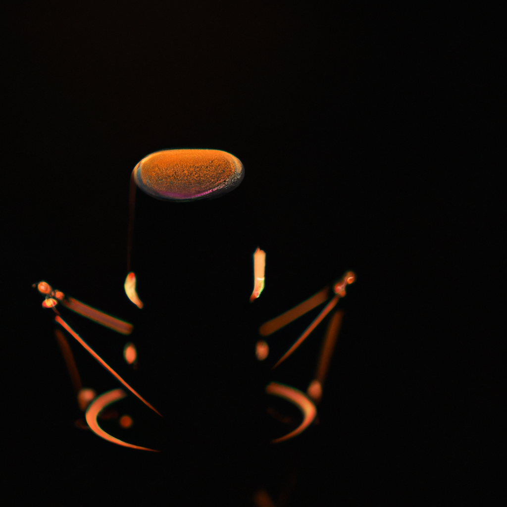 Microphone de studio avec filtre anti-pop, éclairage chaud, configuration professionnelle pour voix off